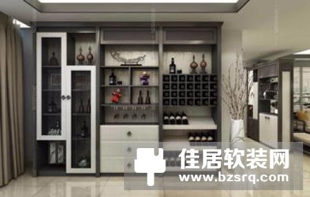 谁说新中式酒柜没格调 125㎡三居室装修获好评