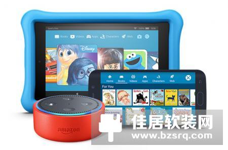 亚马逊的儿童版Echo Dot音箱有着可爱的配色