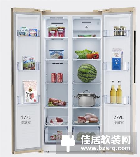云米智能对开门冰箱首发：风冷无霜、456L